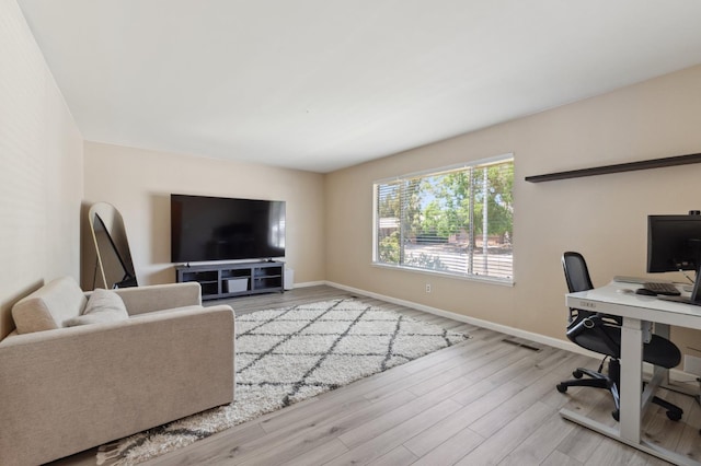 2051 E Fremont, Fresno, CA 93710 - office space with wood finished floors and baseboards