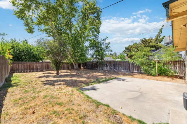 1593 N Glenn Ave, Fresno, CA 93728 - fenced backyard with a patio