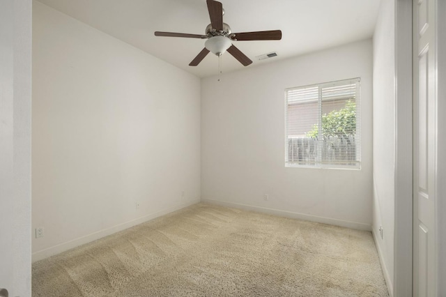 1698 E Wallington Ln, Fresno, CA 93730 - carpeted spare room with baseboards and ceiling fan