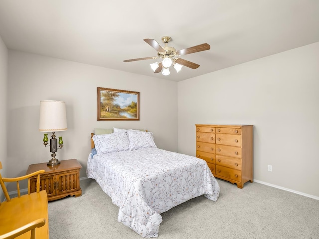 6424 N Allison Ln, Fresno, CA 93711 - carpeted bedroom featuring baseboards and ceiling fan