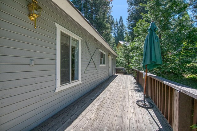 42357 Hanging Branch Rd, Shaver Lake, CA 93664 - view of deck