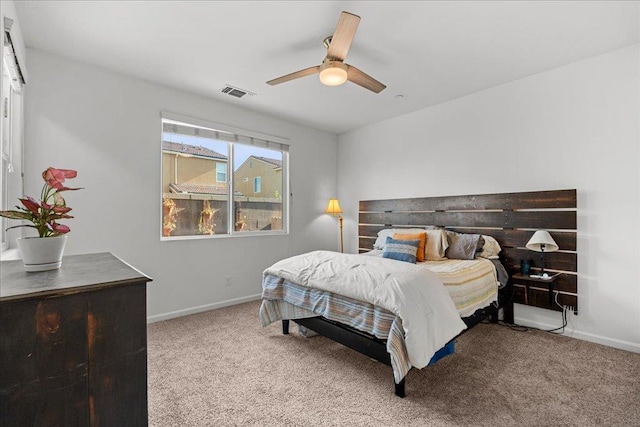 3930 Saginaw Ave, Clovis, CA 93619 - carpeted bedroom featuring baseboards and ceiling fan