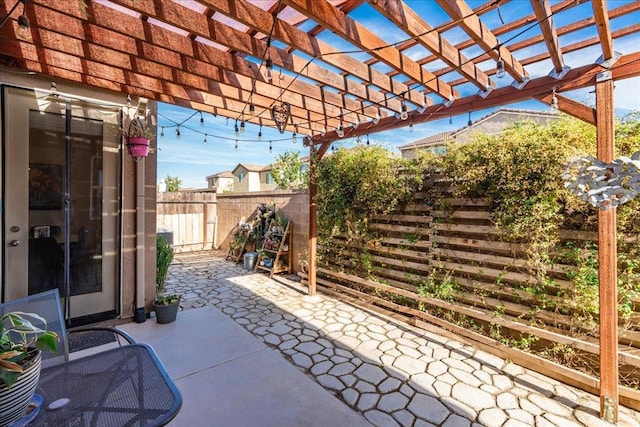 3930 Saginaw Ave, Clovis, CA 93619 - view of patio / terrace with a pergola