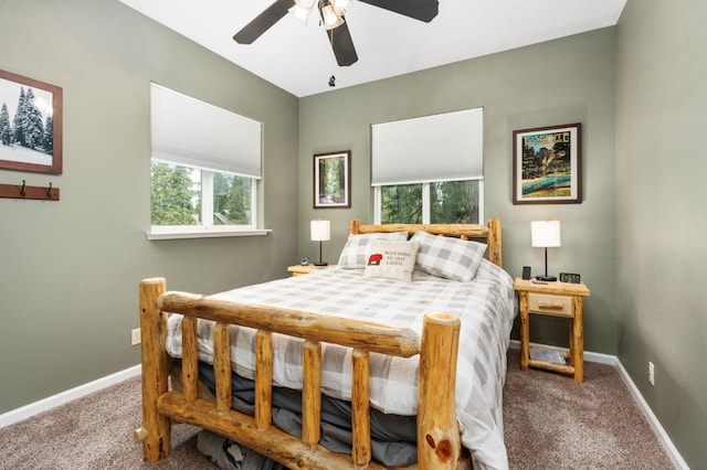 41208 Silver Pine Ln, Shaver Lake, CA 93664 - bedroom featuring carpet floors, multiple windows, and baseboards