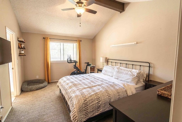 1603 E Serena Ave, Fresno, CA 93720 - bedroom with carpet floors, a ceiling fan, and a textured ceiling