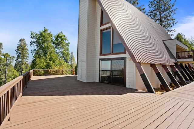 38303 Woodland Rd, Shaver Lake, CA 93664 - view of wooden terrace