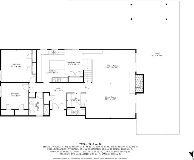 38303 Woodland Rd, Shaver Lake, CA 93664 - view of room layout