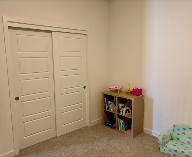 6423 E Robinson, Fresno, CA 93727 - recreation room featuring carpet floors and baseboards