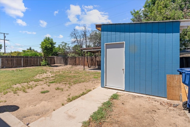 4003 E Fedora Ave, Fresno, CA 93726 - view of shed with a fenced backyard