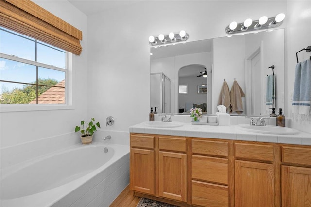 1780 N Avignon Ln, Clovis, CA 93619 - full bath featuring a bath and double vanity