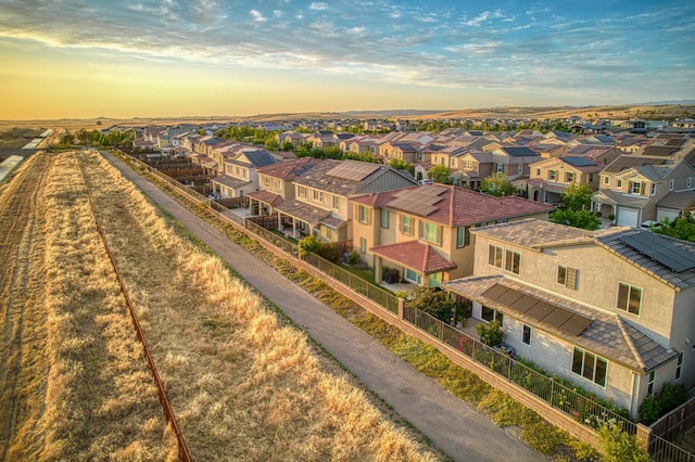 4284 Hillside Rd, Madera, CA 93636 - aerial view at dusk of a residential view