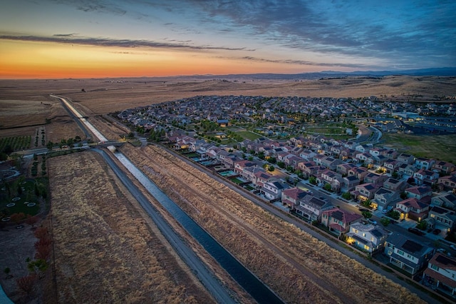 4284 Hillside Rd, Madera, CA 93636 - aerial view at dusk of a residential view