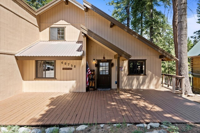 40758 Cold Springs Ln, Shaver Lake, CA 93664 - view of wooden deck