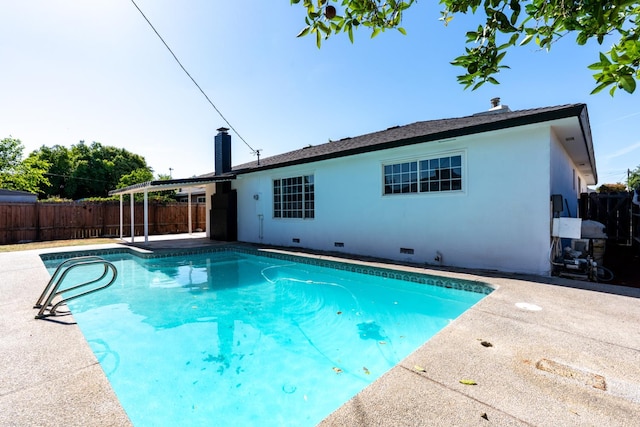 708 E San Jose Ave, Fresno, CA 93710 - view of pool with a fenced backyard and a patio area
