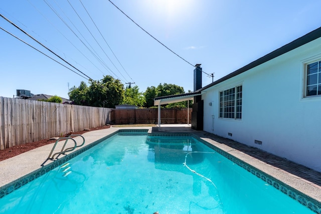 708 E San Jose Ave, Fresno, CA 93710 - view of pool featuring a fenced backyard
