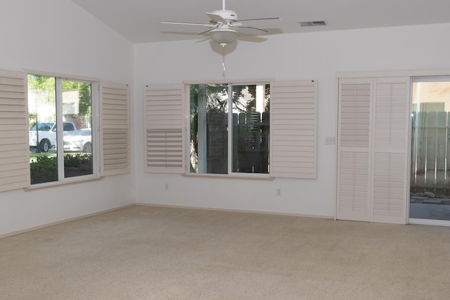 2300 Sierra Ave Unit 129, Kingsburg, CA 93631 - carpeted empty room featuring ceiling fan and baseboards