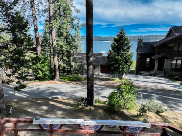44468 Lakeview Ave, Shaver Lake, CA 93664 - view of road with a water view