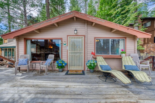 44468 Lakeview Ave, Shaver Lake, CA 93664 - view of wooden deck