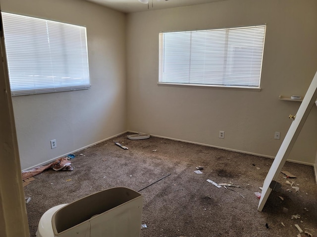 3023 E Robinson Ave, Fresno, CA 93726 - carpeted empty room with a ceiling fan and baseboards