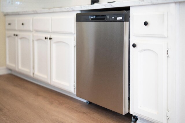 2744 E Michigan Ave, Fresno, CA 93703 - kitchen view of dishwasher and white cabinets