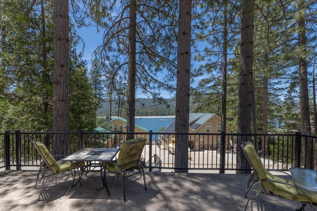 37731 Shoreline Dr, Bass Lake, CA 93604 - view of wooden terrace