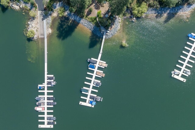 37731 Shoreline Dr, Bass Lake, CA 93604 - aerial view of property's location featuring a large body of water