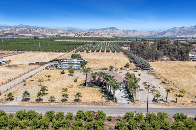 42462 Rd 140, Orosi, CA 93647 - aerial view of sparsely populated area with farmland and a mountain backdrop