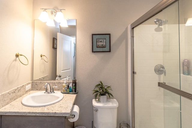 116 Meridian Ave, Madera, CA 93636 - full bath with vanity, toilet, and a shower stall