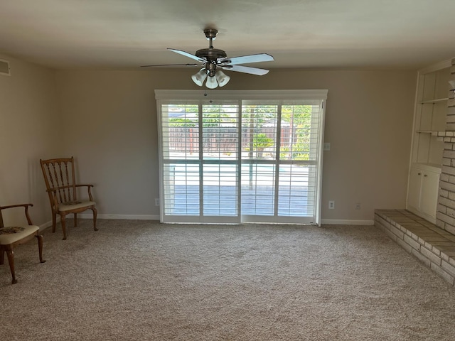 6538 N 4th St, Fresno, CA 93710 - unfurnished room featuring ceiling fan and carpet