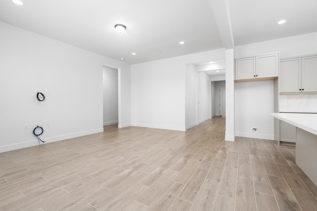8152 Creek Vw, Friant, CA 93626 - unfurnished living room featuring light wood-type flooring and recessed lighting