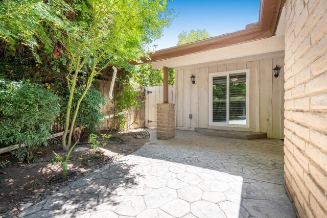 1785 W Calimyrna Ave Unit A, Fresno, CA 93711 - property entrance featuring a patio