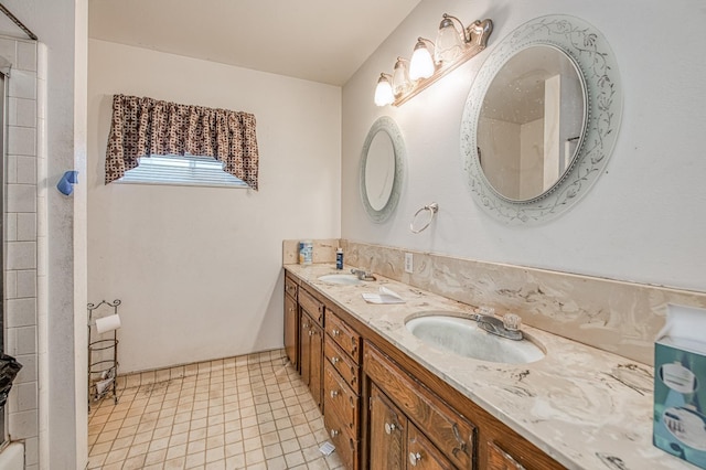 7820 N Fancher Rd, Clovis, CA 93619 - full bath with double vanity and a shower