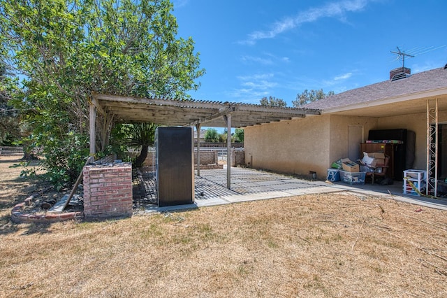 7820 N Fancher Rd, Clovis, CA 93619 - view of yard featuring a patio