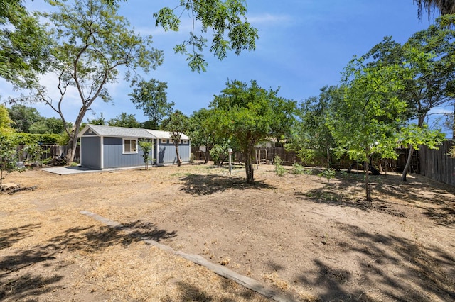 4824 E Brown Ave, Fresno, CA 93703 - fenced backyard with an outbuilding