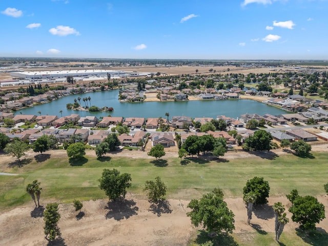 8440 Lake Shore Dr, Chowchilla, CA 93610 - aerial view of residential area featuring a large body of water