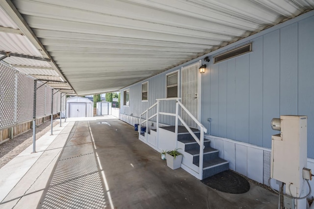 2627 W Midvalley, Visalia, CA 93277 - view of patio / terrace with an attached carport