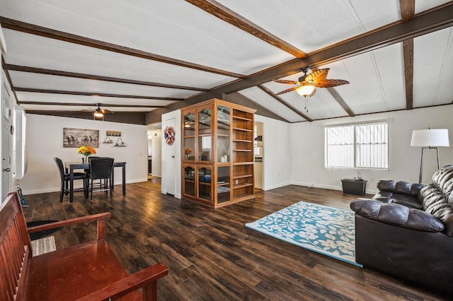 2627 W Midvalley, Visalia, CA 93277 - living room with ceiling fan, wood finished floors, and baseboards