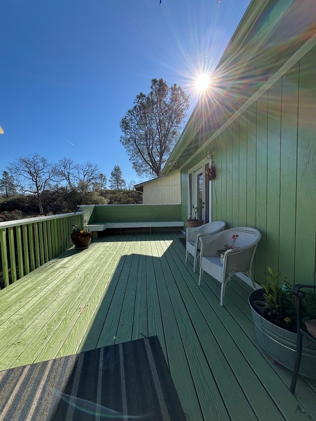 32633 Rd 222, North Fork, CA 93643 - view of wooden terrace