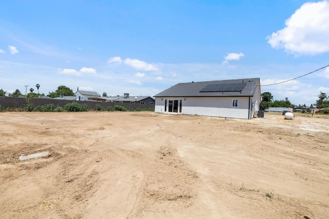25900 Tanforan Dr, Madera, CA 93638 - back of house with solar panels