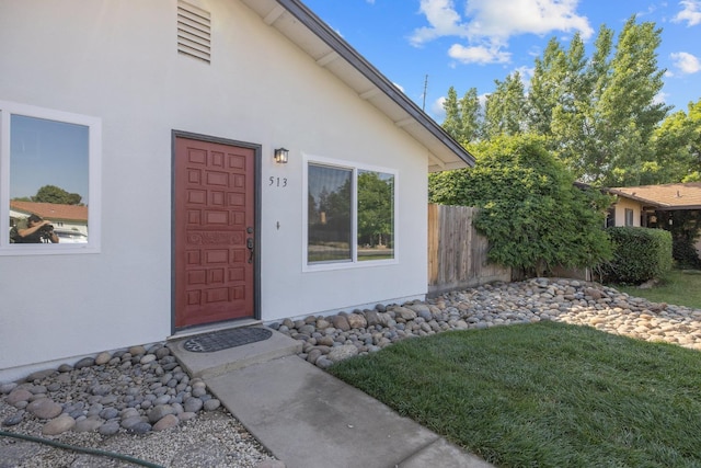 513 Waldo, Exeter, CA 93221 - entrance to property featuring stucco siding