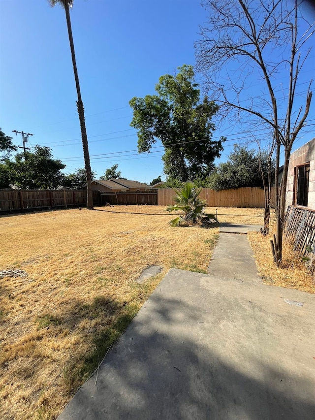 219 E Dennett Ave, Fresno, CA 93728 - view of yard featuring a patio area