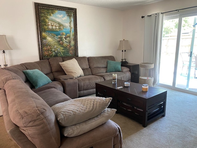 5815 E Lansing Way, Fresno, CA 93727 - living area featuring light colored carpet