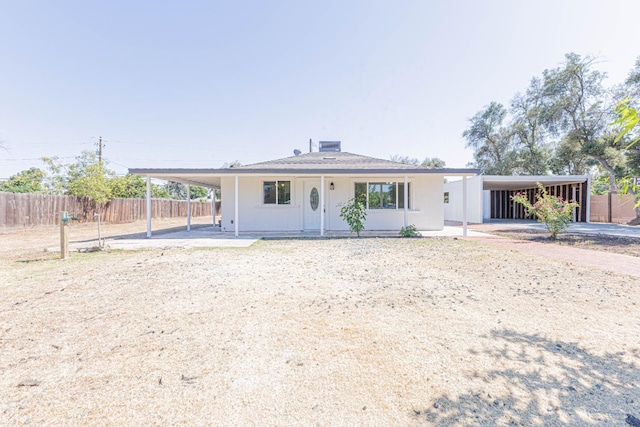 4930 E Olive Ave, Fresno, CA 93727 - view of front of home with an attached carport