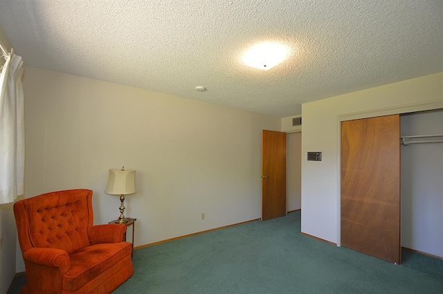 1692 W Tenaya Way, Fresno, CA 93711 - sitting room featuring carpet flooring and a textured ceiling