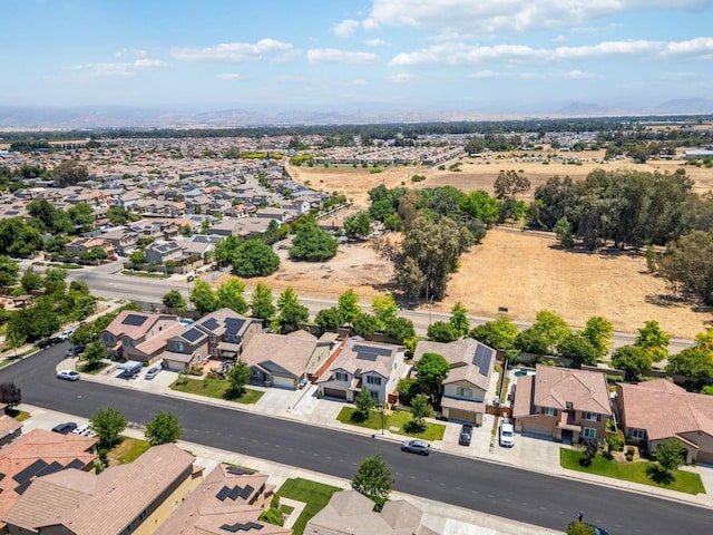 1697 Whiteash Ave, Clovis, CA 93619 - aerial view of residential area with a mountain backdrop