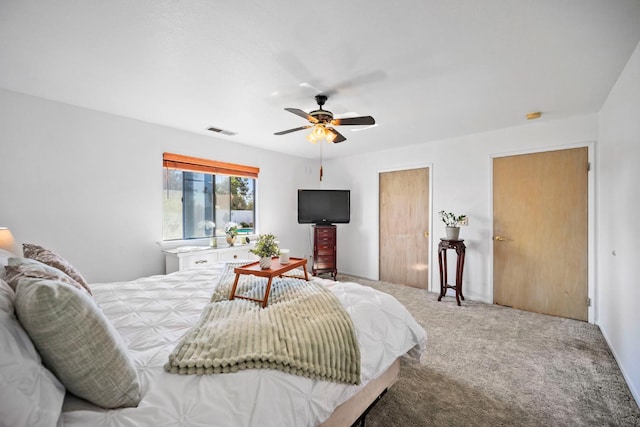 18118 Rd 26, Madera, CA 93638 - bedroom featuring carpet flooring and a ceiling fan