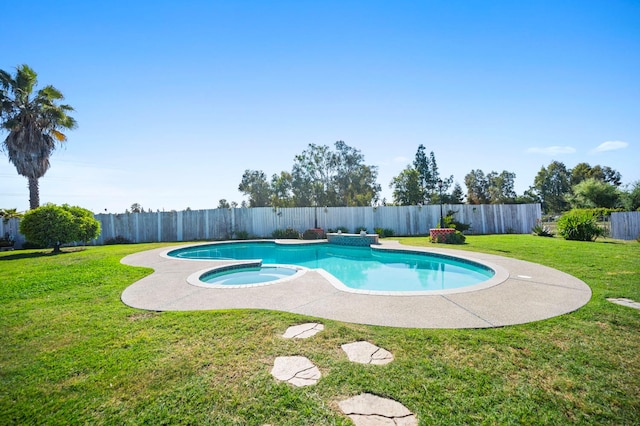 18118 Rd 26, Madera, CA 93638 - view of swimming pool with a pool with connected hot tub