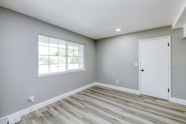 153 Birch, Fresno, CA 93650 - empty room with recessed lighting, light wood-style floors, and baseboards