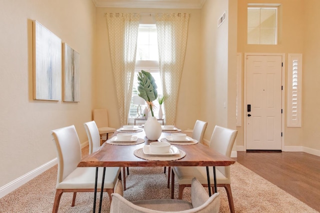 2138 El Paso Ave, Clovis, CA 93611 - dining room featuring baseboards and wood finished floors