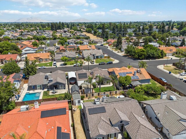 279 Lily Ave, Sanger, CA 93657 - aerial view of residential area with a mountainous background